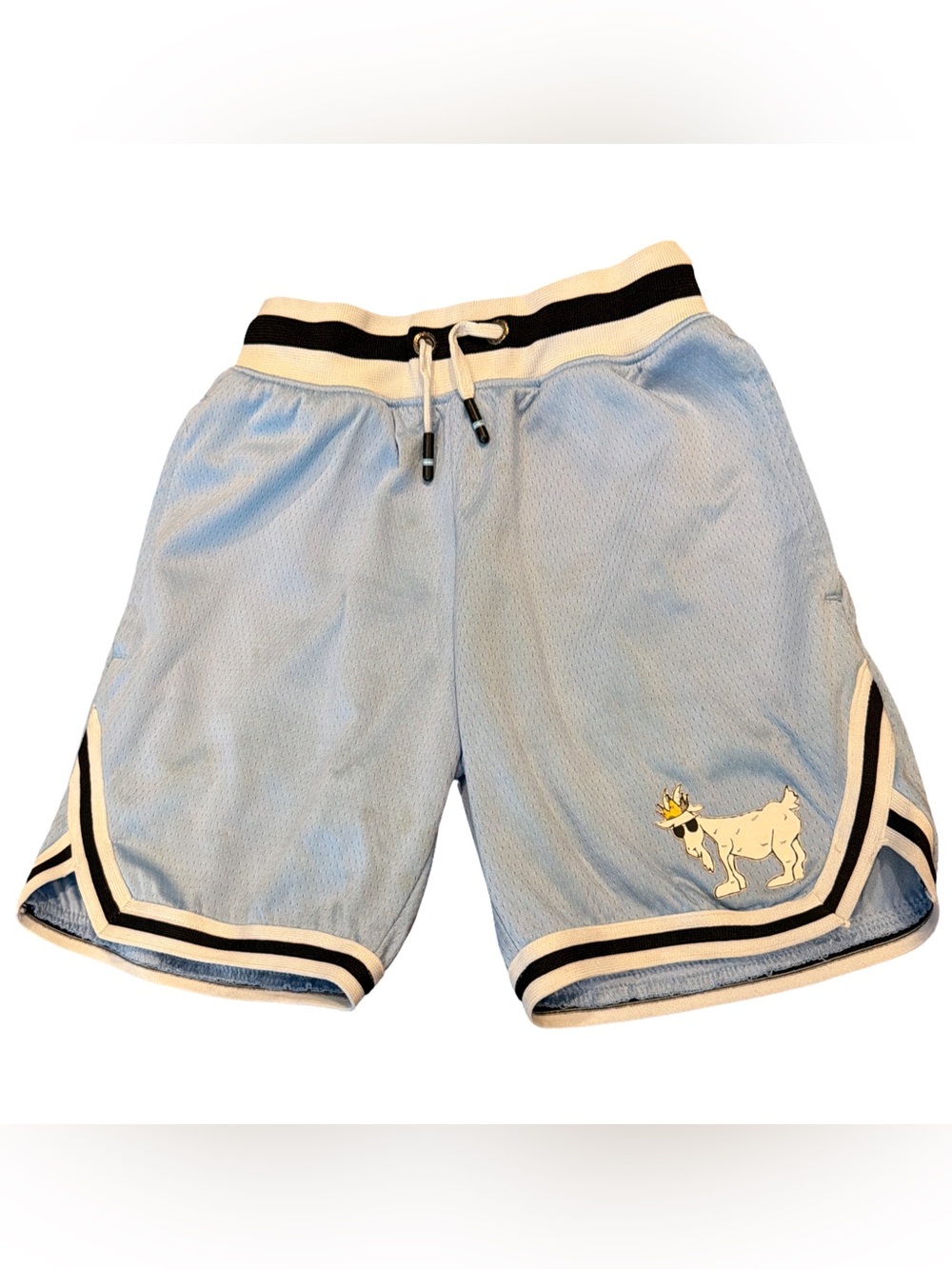 GOAT USA Light Blue Mesh Shorts BOYS SIZE S